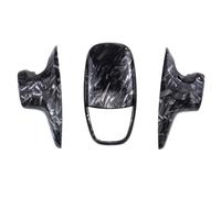 ZXYIWSDF Car Interior Sticker Compatible with Dodge for Challenger for Charger for Durango 2015 2016 2017 2018 2019-2023 3pcs Gear Shift Knob Cover Interior Trim(Forging Color)