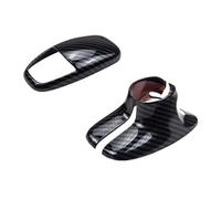 ZXYIWSDF Car Interior Sticker Compatible with Dodge for Challenger for Charger for Durango 2015 2016 2017 2018 2019-2023 3pcs Gear Shift Knob Cover Interior Trim(Carbon Fiber)