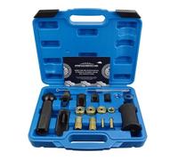 ZXYIWSDF Chain Tensioner 18PCS Fuel Injector Removal Puller Kit Compatible With Skoda For 1.4-4.2L V8 FSI Engine 2000 2001 2002 2003 2004 2005 2006