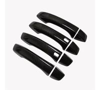 ZXYIWSDF Door Handle Cover Compatible With MG For ZS 2017 2018 2019 2020 2021 2022 Auto Accessories Car Door Handles Cover Trim Styling Stickers(Carbon fiber,Two buttons)