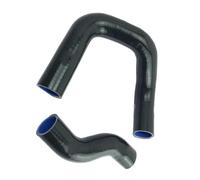 ZXYIWSDF Engine Radiator Hoses Compatible With Nissan For Datsun 510 KA24-DE 1968 1969 1970 1971 1972 1973 Silicone Radiator Hose Kit Radiator Coolant Water Hose Pipe(Black)