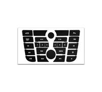 ZXYIWSDF Front Radio Button Repair Decals Compatible With Vauxhall For GTC For Meriva-B 2009 2010 2011 2012 2013 2014 2015 Car CD Audio Button Repair Decals