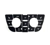 ZXYIWSDF Front Radio Button Repair Decals Compatible with Vauxhall for GTC for Meriva-B 2009 2010 2011 2012 2013 2014 2015 Climate Panel Repair Sticker(color1)
