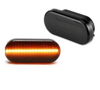 ZXYIWSDF Indicator Lights Compatible With Vw For Golf For Jetta For Bora For B5/B5.5 For Passat MK4 1999 2000 2001 2002 2003 2004 Smoked Amber Full Front Side Marker Light