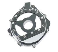 ZXYIWSDF Motor Stator Housing Caps Compatible With Suzuki For GSX-R 600 2001-2003 For GSX-R 750 2000-2003 Motorcycle See Through Engine Stator Cover Stator Motor Housing Accessories(Chrome,Type 2)