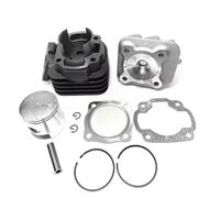 ZXYIWSDF Motorcycle Cylinder Block Compatible With JOG 50 For Vino 50 70cc 47mm Motocycle Big Bore Cylinder Block Kit ATV Equipment Parts Moped 2Stroke Piston