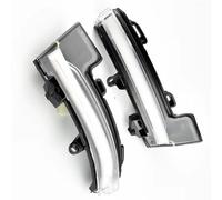 ZXYIWSDF Sequential Side Marker Car Dynamic Scroll Turn Signal Light Rear Mirror Indicator Sequential Indicator Compatible With VW For T-ROC 2017 2018 2019(White)