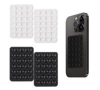 ZXYLX 4 pieces Octobuddy,Sticky Phone Holder Suction Pad, Anti-Slip Silicone Base for Car Dashboard/Desk/Fitness Enthusiasts/Busy Moms