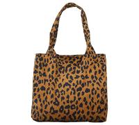 ZXYLX leopard print bag,leopard print tote bag, jacquard handbag, animal print bag