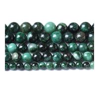 ZXYMLZI 45pcs 8mm Natural Green Emerald Round Loose Beads for Jewelry Making DIY Bracelet Necklace 15" (Green Emerald Stone)