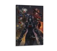 ZXYYHBG Overwatch Video Game Three Sisters Poster Poster Decorative Painting Canvas Wall Posters And Art Picture Print Modern Family Bedroom Decor Posters 24x36inch(60x90cm)