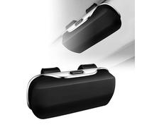 ZXZFDC Car Sun Visor Glasses Case for Skoda Karoq 2017-2023, Car Sunglasses Holder Storage Box, Eyeglass Hanger Clip for Car Sun Visor,A BLACK
