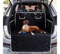 ZXZFDC Dog Car Boot Liner Protector for SsangYong Korando Actyon Rexton 2000-2019 2020 2021 2022 2023 2024-pr, Non-slip Waterproof Pet Car Seat Cover with Side Protection and Bumper Protection