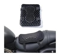 ZXZFDC Motorcycle Gel Seat Cushion for Suzuki Bandit 1250 2007-2013 2014 2015 2016 2017 2018, 3D Honeycomb Motorbike Gel Seat Pad Cover Breathable Shock Absorption for Long Rides