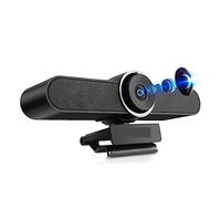 ZXZZAS 4K 8MP EPTZ Webcam With Auto-Framing USB PC Webcam With Microphones And Speaker 5X Digital Zoom EPTZ Web Cam 120° FOV For Conferencing(4K Mic Speaker)