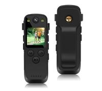 ZXZZAS Body Camera, A31 Body Mounted Camera HD 1080P Type-C 1500mAh Long Battery Life Closely Sports DV For Sports Pets Walking(With 32GB TF Card)