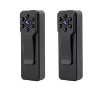 ZXZZAS Body Camera, HD Mini Camera Micro Cam Magnetic Body Camera Super Wide Angle Motion Detection Snapshot Loop Recording Camcorder Security Pen(2 piece K11)