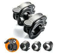 ZY-HUAN Mini Barbell Clips 1 inch I Multi-Size Adjustable Barbell Collar I 1 inch Barbell ClampsIQuick Release Weight Clips Pair of Locking for Dumbbell Bar (BLACK)