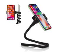 Zyael Pram Phone Holder,Portable Stroller Bike Phone Holder,Flexible Cell Phone Bicycle Pram Mount with Non-Skidding Arm Universal Bike Phone Clamp for Baby Buggy Handlebar Treadmill Home Travel