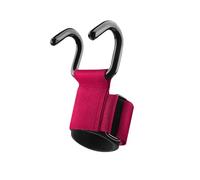 ZYAGH 1pc Non-Slip Weight Lifting HooksWeightlifting Deadlift Chin Pull Up And Exercise Fitness Hook Training(Red 1)
