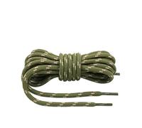 ZYAGH 2 pair Outdoor Hiking Shoelaces Round Shoe laces High density weaving Fine Texture boots Shoelace Unisex(Green khaki,140cm)