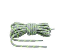 ZYAGH 2 pair Outdoor Hiking Shoelaces Round Shoe laces High density weaving Fine Texture boots Shoelace Unisex(Light gray green,140cm)