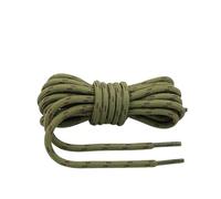 ZYAGH 2 pair Outdoor Hiking Shoelaces Round Shoe laces High density weaving Fine Texture boots Shoelace Unisex(Green brown,100cm)