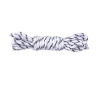 ZYAGH 2 Pair Round Shoelaces Flower Dots Solid Laces Polyester Matching Sports Shoes Tooling Boots Hiking Shoe(White Black,100cm)