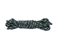 ZYAGH 2 Pair Round Shoelaces Flower Dots Solid Laces Polyester Matching Sports Shoes Tooling Boots Hiking Shoe(NeonGreen1,160cm)