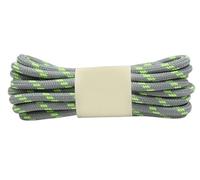 ZYAGH 4pair Round Solid Shoelaces For Sneakers Outdoor Boots Hiking Tooling Sports Shoe Laces(Light Grey Green,160cm)