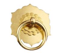 ZYAGH Cabinet Door Handles Antique Bronze Brass Drawer Knob Back Plate Drop Ring Pulls Dresser Pulls Knobs Kitchen Cabinet Door Knobs Handles Cupboard for Handles(L Antique Brass)