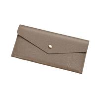 ZYAGH Cash Storage Bag Coin Wallet Leather Soft Envelope Storage Container(Grey)