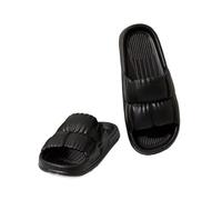 ZYAGH Cloud Slippers Slip Slippers Indoor Home Flower Summer Simple Anti Men's And Women's Lightweight Spring Cool Soft Bottom Bathroom For Women Men(Black,42-43)