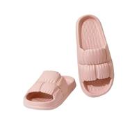 ZYAGH Cloud Slippers Slip Slippers Indoor Home Flower Summer Simple Anti Men's And Women's Lightweight Spring Cool Soft Bottom Bathroom For Women Men(Pink,40-41)