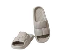ZYAGH Cloud Slippers Slip Slippers Indoor Home Flower Summer Simple Anti Men's And Women's Lightweight Spring Cool Soft Bottom Bathroom For Women Men(Grey,40-41)
