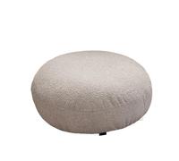 ZYAGH Meditation Cushions Solid Color Comfortable Warm Household High Elastic Pp Cotton Futon Bedside Cushion Round Seat For Adults(Plain gray,Diameter50cm x12cm)