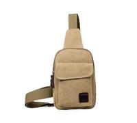 ZYAGH Men Casual Canvas USB Charging Chest Sling Bag | Messenger Shoulder Crossbody Pack For Male, Sturdy Canvas, Lightweight, Adjustable Strap, Easy To Carry