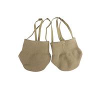 ZYAGH Professional Rhythmic Gymnastic Shoes Dance Shose Half Socks Knitted Soft Sole(2 Pair,XS)