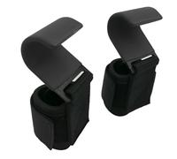 ZYAGH Weight Lifting Hook Grips With Wrist Wraps Hand-Bar Strap Gym Fitness Pull-Ups Power Gloves