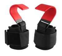 ZYAGH Weight Lifting Hook Grips With Wrist Wraps Hand-Bar Strap Gym Fitness Pull-Ups Power Gloves(White)