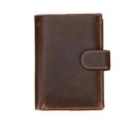 ZYAGH Women's Long Purse Genuine Leather Wallet for Both Men and Women, First - Layer Cowhide, Fold with Multiple Card Slots and Coin Poc for Women Use(Coffee)