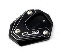 ZYAKOMO CNC Aluminum Compatible with CL500 2023 2024 2025 CL 500 Motorcycle Kickstand Pad Foot Side Stand Extension Support Plate Pad
