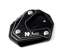 ZYAKOMO CNC Aluminum Fit For For Honda NX500 NX 500 2023 2024 2025 NX400 Motorcycle Kickstand Pad Foot Side Stand Extension Support Plate Pad