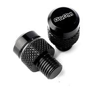 ZYAKOMO CNC M10x1.25 Motorcycle Mirror Hole Plugs Stock Mirrors Hole Screw Fit For Honda MSX125 GROM 2022 GROM 125 MSX 125 2013-2023 (Black)