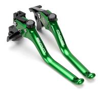 ZYAKOMO CNC Motorcycle Clutch Brake Lever Fit for Kawasaki Ninja 500 Ninja500 Ninja 500SE 2024 2025 Z500 Z500SE Handle Brake Levers Brake Clutch Levers (Green)