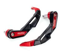 ZYAKOMO Compatible with 2025 Grom 125 MSX 125 MSX125 2013-2022 2023 2024 Aluminum Motorcycle Handguards Brake Clutch Lever Guards Protector Accessories (Red)