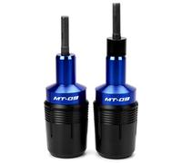 ZYAKOMO Compatible with 2025 MT09 2024 MT-09 2023 MT 09 2022 MT09 SP 2021 TRACER 9 GT FZ09 CNC Motorcycle Frame Sliders Crash Protector Pad Falling Protection (Blue)