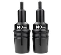 ZYAKOMO Compatible with 2025 NX500 2024 NX 500 2023 NX400 Accessories Motorcycle Frame Sliders Crash Protector Crash Pad Falling Protection (Black)