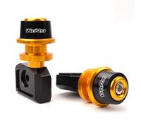 ZYAKOMO Compatible with Grom 125 2024 2025 MSX125 MSX 125 2013-2021 2022 2023 Grom Accessories CNC Motorcycle Swingarm Spools Sliders Rear Wheel Axle Stand Screws Adapter (Gold)