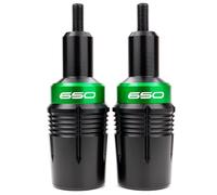 ZYAKOMO Fit for Kawasaki Ninja 650 KRT 2025 Ninja650 EX650 2017-2023 2024 2025 Z650 RS Z 650 CNC Motorcycle Frame Sliders Crash Protector Crash Pad Falling Protection (Green)